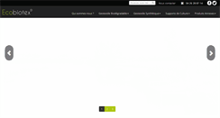 Desktop Screenshot of ecobiotex.fr